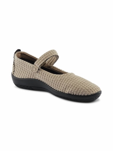Hallux-Softslipper Mary Jane Beige