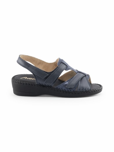 Doppelklett-Sandale Supersoft Marine