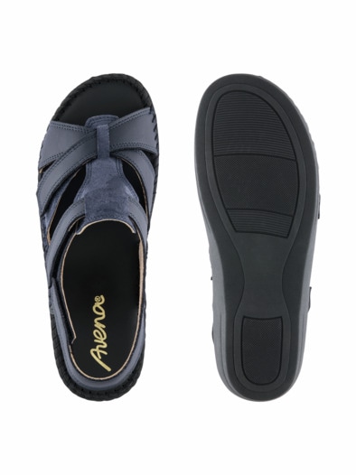 Doppelklett-Sandale Supersoft Marine