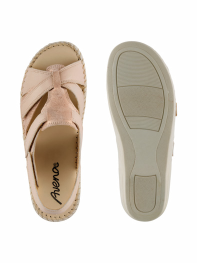 Doppelklett-Sandale Supersoft Rosa