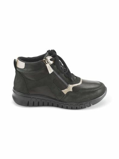 Hallux-Komfort  Bootie Federleicht Schwarz