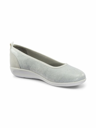 Hallux-Ballerina Komfortweite Weiss