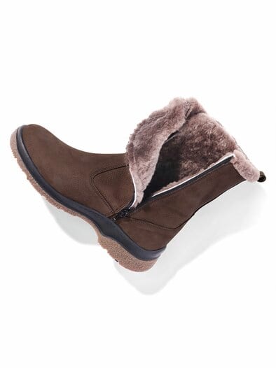 Lammfell-Stiefel Ultragrip Braun