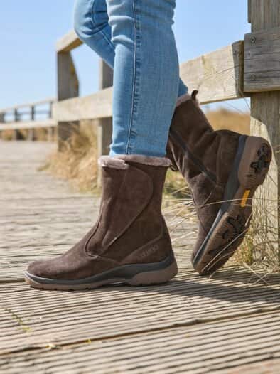 Lammfell-Stiefel Ultragrip Braun