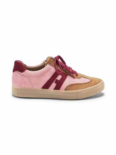 Hallux-Schnürer-Soft Rosa/ Braun