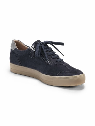 Hallux-Schnürer-Soft Grau/ Blau