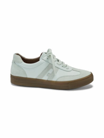 Hallux-Schnürer-Soft Weiß/ Beige