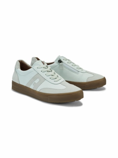 Hallux-Schnürer-Soft Weiß/ Beige