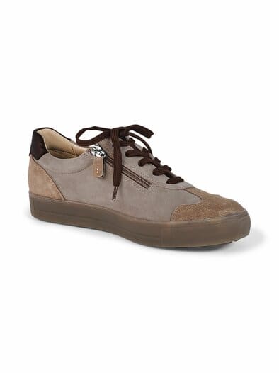 Hallux-Schnürer-Soft Beige-Braun