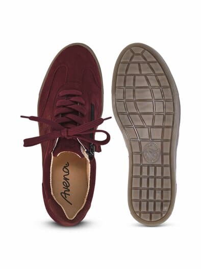 Hallux-Schnürer-Soft Bordeaux