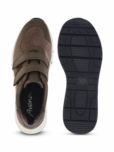 Hallux-Active-Klettsneaker Braun