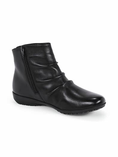 J.S.-Stiefelette Doppel RV Schwarz