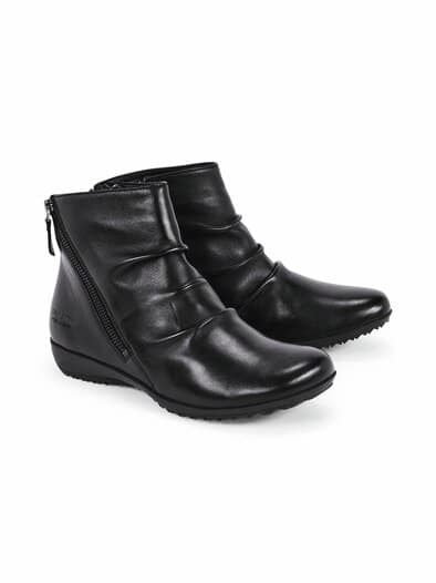J.S.-Stiefelette Doppel RV Schwarz