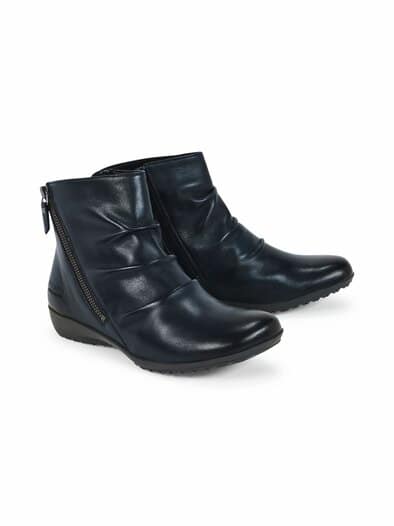 J.Seibel-Stiefelette Doppel RV Blau
