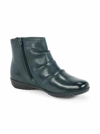 J.Seibel-Stiefelette Doppel RV Grün