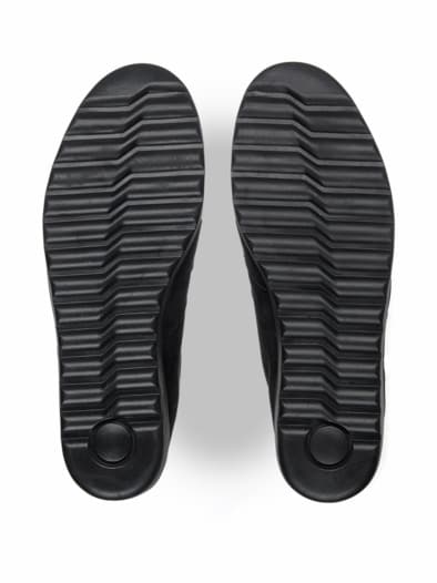 Reißverschluss-Bootie Rutschsicher Schwarz