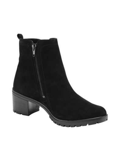 Hallux-Absatz Stiefelette Comfort Schwarz