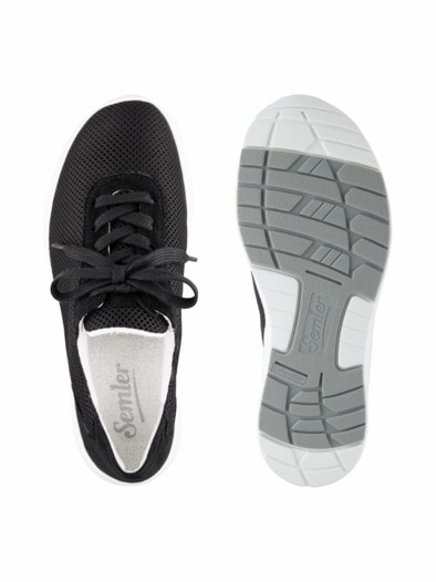 Semler-Mesh Sneaker Schwarz