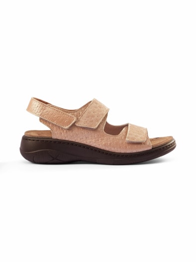 Magnetfußbett-Sandale Beige