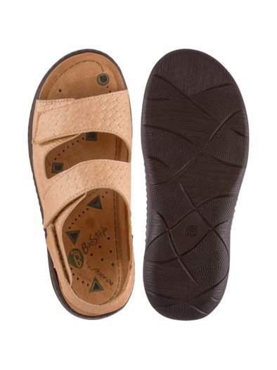 Magnetfußbett-Sandale Beige