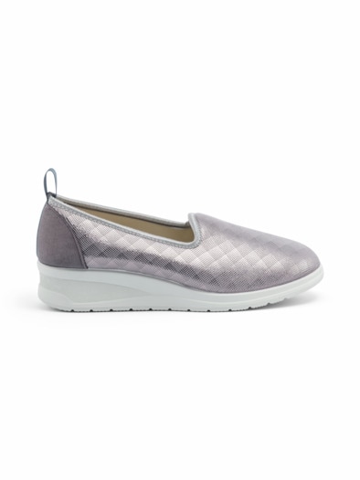 Hallux-Slipper Superstretch Silber-Grau