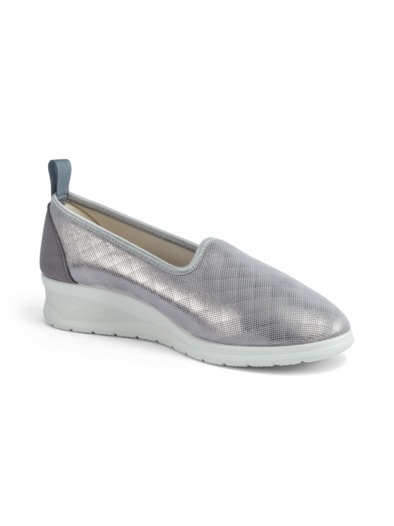 Hallux-Slipper Superstretch Silber-Grau