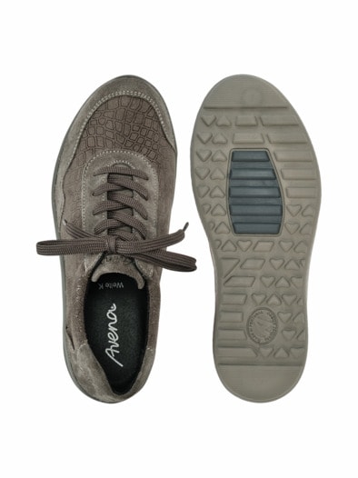 Hallux-Schnürer Superstretch Weite Taupe