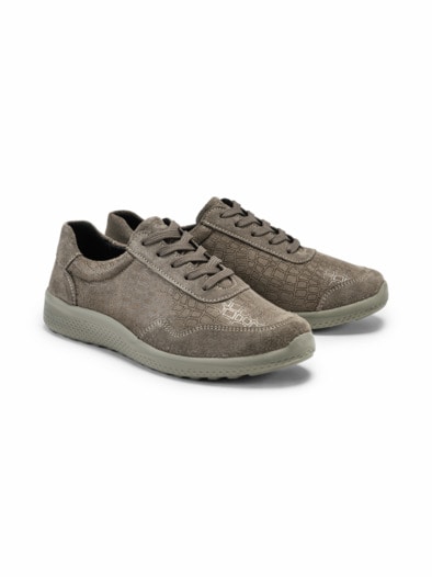 Hallux-Schnürer Superstretch Weite Taupe