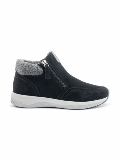 Doppel-RV-Bootie Extraweit Schwarz