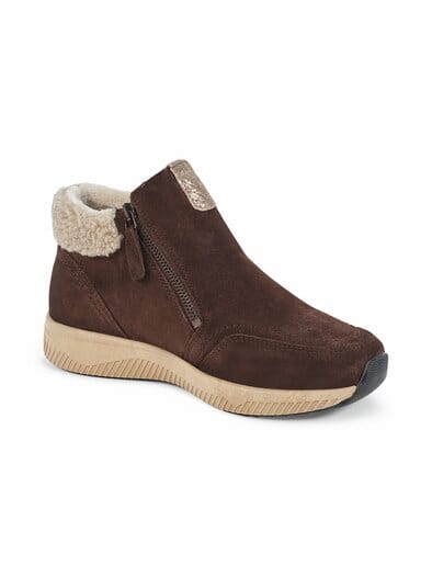 Doppel-RV-Bootie Extraweit Braun