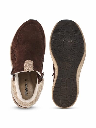 Doppel-RV-Bootie Extraweit Braun