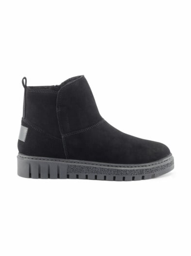 Leicht-Bootie Winterwarm Schwarz