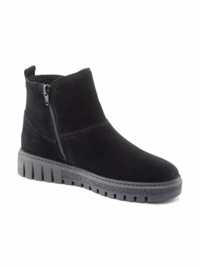 Leicht-Bootie Winterwarm Schwarz