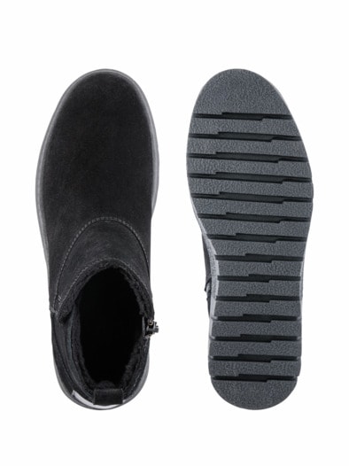 Leicht-Bootie Winterwarm Schwarz