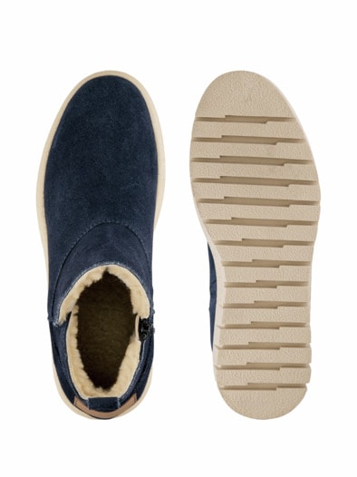 Leicht-Bootie Winterwarm Marine
