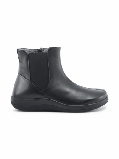 Naturform-Bootie Schwarz