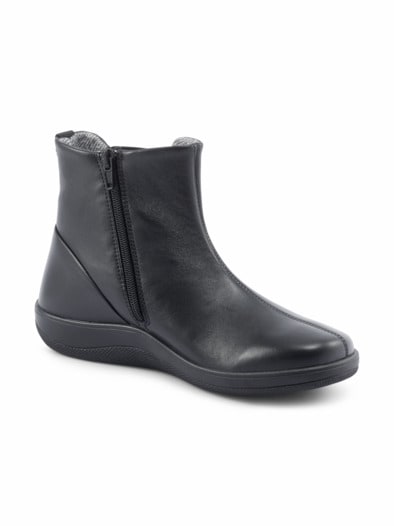 Naturform-Bootie Schwarz