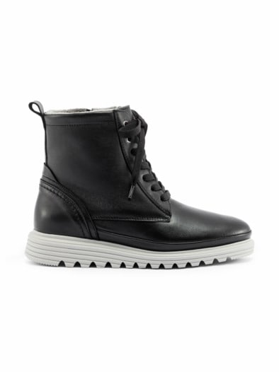 Hallux-Schnürbootie Comfort Schwarz