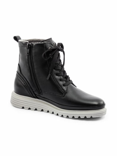 Hallux-Schnürbootie Comfort Schwarz