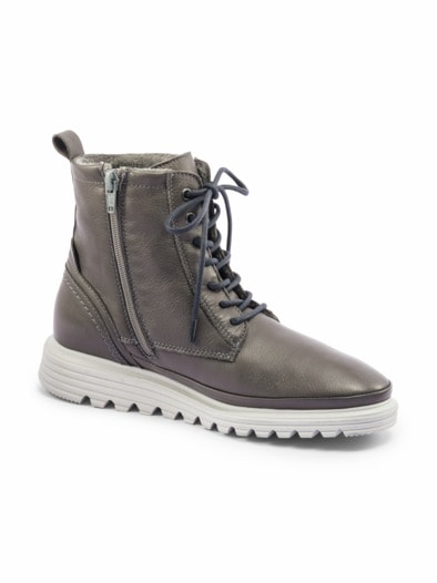 Hallux-Schnürbootie Comfort Grau