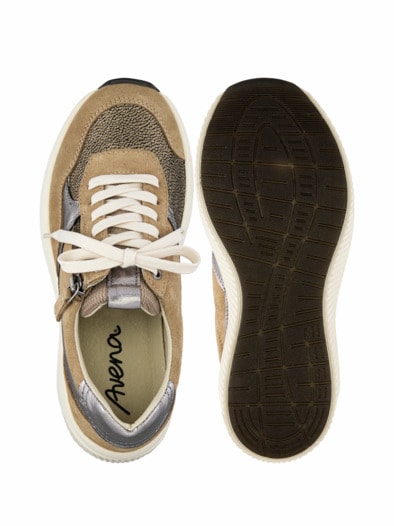 Hallux-Schnürer Extraweit Beige
