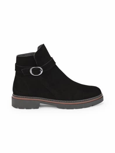 Hallux-Stiefelette Komfortleicht Schwarz