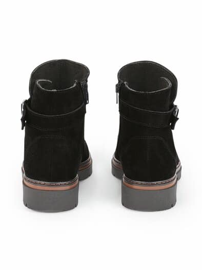 Hallux-Stiefelette Komfortleicht Schwarz