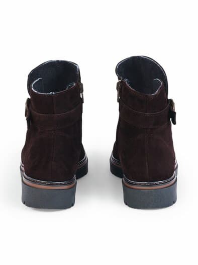 Hallux-Stiefelette Komfortleicht Braun