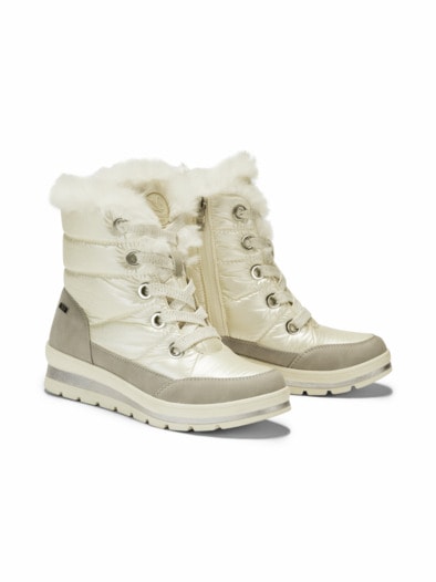 Aquastop-Stiefelette Teddyfutter Beige