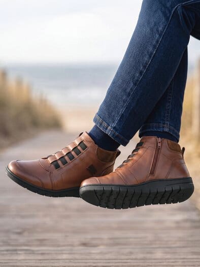 Flexbootie-Supersoft Cognac