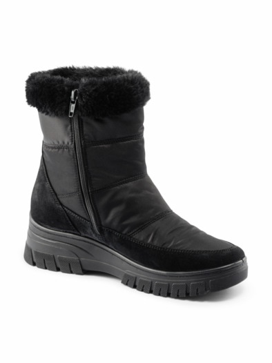 Aquastop-Stiefel Wetterfest Schwarz