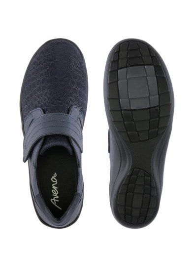 Hallux-Klettslipper Supersoft Blau
