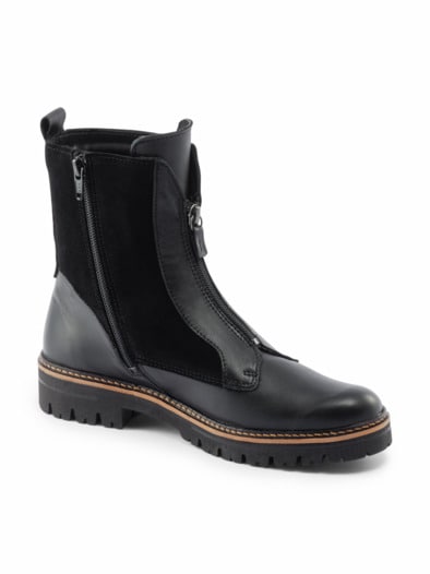Hallux-Stiefelette Kuschelwarm Schwarz