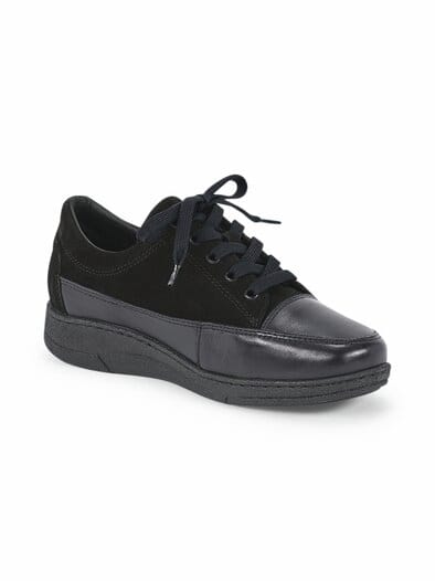 Edel-Schnürer sportiv Chic Schwarz